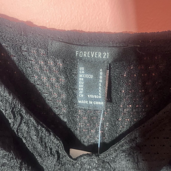 Forever 21 Black Textured Tank Top - Picture 5 of 6